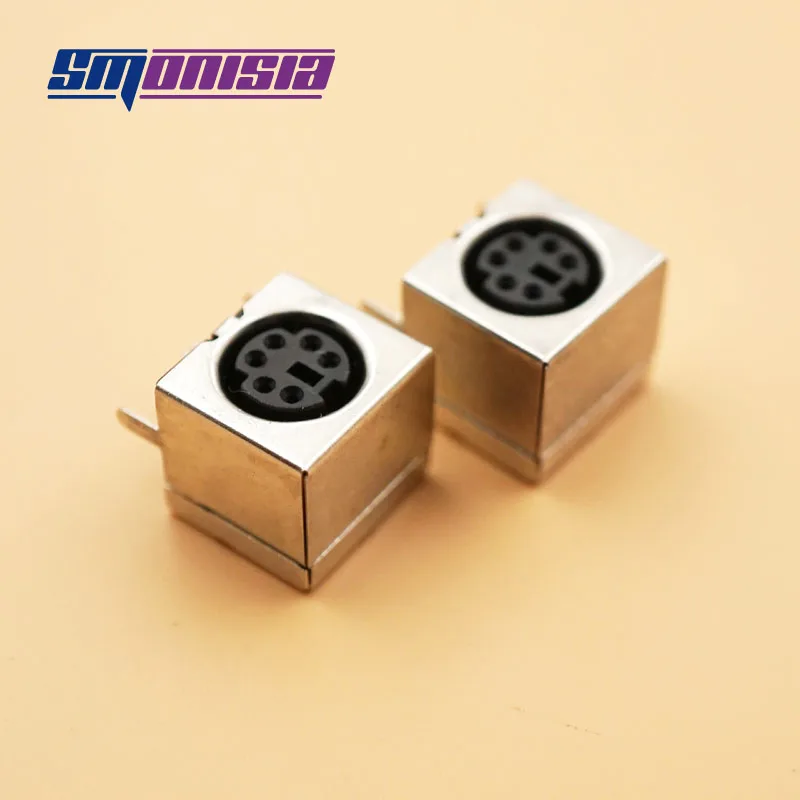 

200pcs Keyboard Socket PS2 4P 6P 8P Connector Black Mouse Socket S-terminal Socket