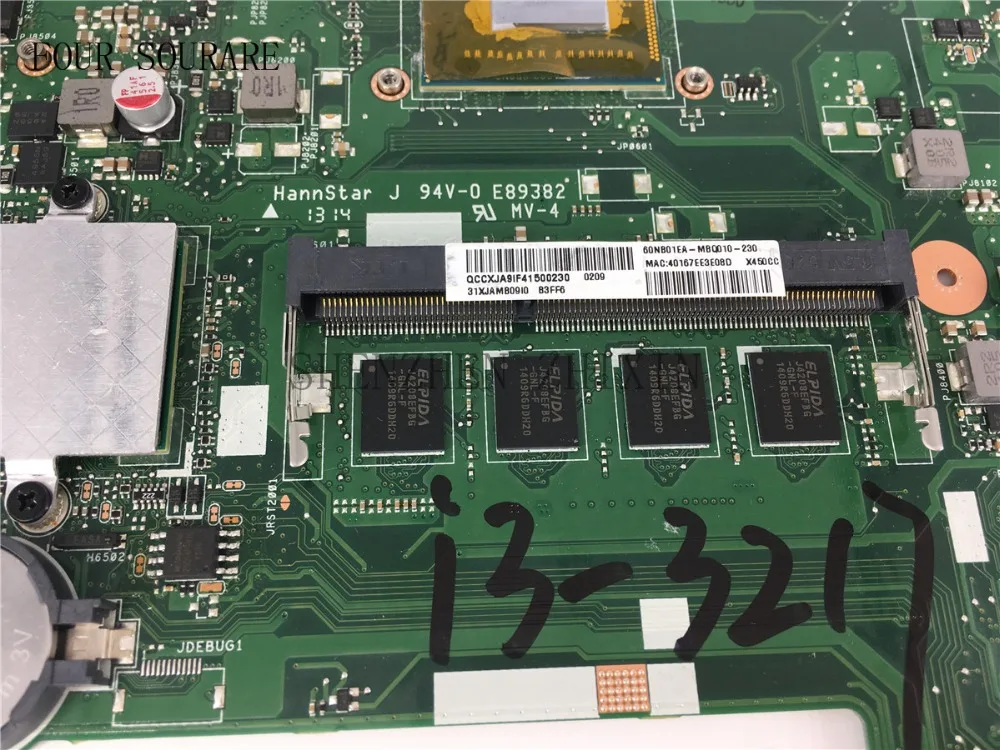 Материнская плата Four sourare для ASUS X450CC X450C F450V материнская ноутбука процессор 4 Гб