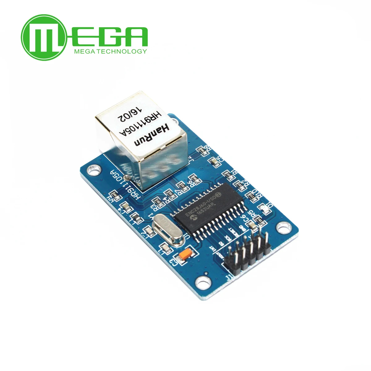 Сетевая плата ENC28J60 LAN Ethernet 25 МГц, Кристальный AVR 51 LPC STM32 3,3 В