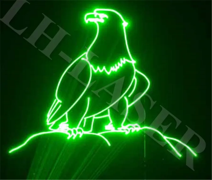 Бесплатная доставка наружный зеленый лазерный проектор ILDA логотипа с sd картой и