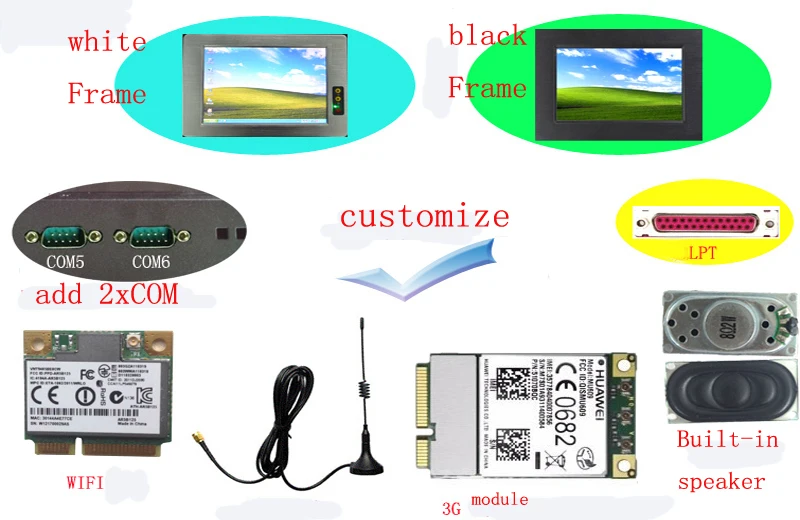 17 дюймовый сенсорный экран промышленная панель для системы POS|industrial panel pc|panel