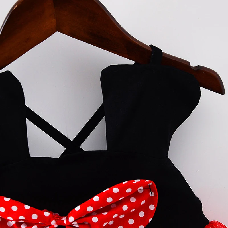 Платье для маленьких девочек платье с рисунком Мики летняя одежда Vestidos Bebe Robe