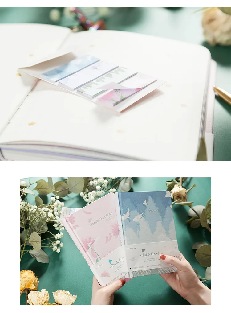 Книжка-раскраска в твердом переплете, Подарочная коробка, блокнот Sakura, серия, креативная, свежесть, для девочек, карманный, Bullet Journal, подарок на день рождения