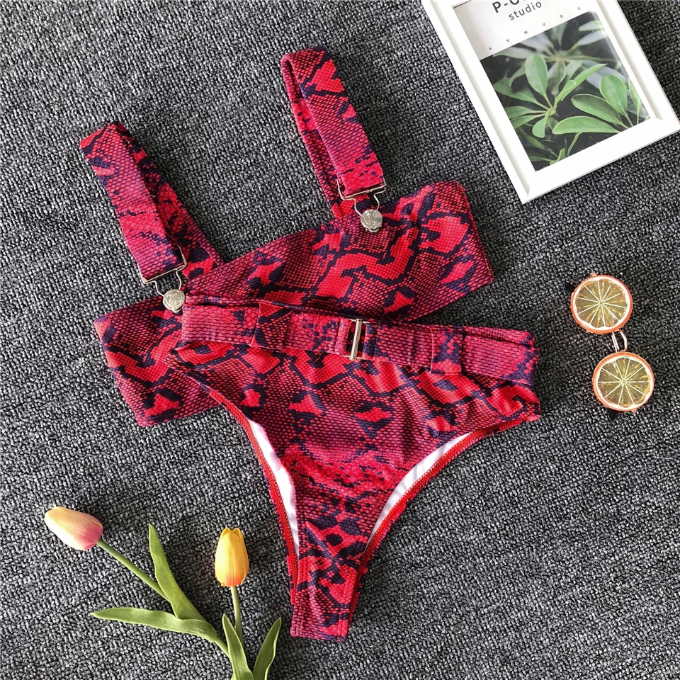 Women Swimsuit New Arrival Strap Bandeau Sexy Bikini Set Women Swimwear High Waist Bikini Women Bathing Suit