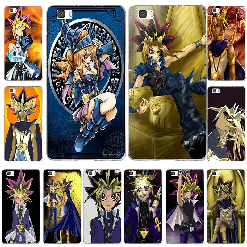 Силиконовые мягкие чехлы для телефонов Huawei P8 P9 P10 P20 Mate 10 Pro Y5 Y6 II Y7 Honor 6X7X9 Lite Anime Yu Gi Oh