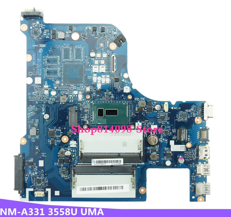 

KEFU For Lenovo Z70-80 Z70-70 G70-80 G70-70 AILG1 NM-A331 with 3558U CPU Classy Laptop Motherboard DDR3 100%Tested