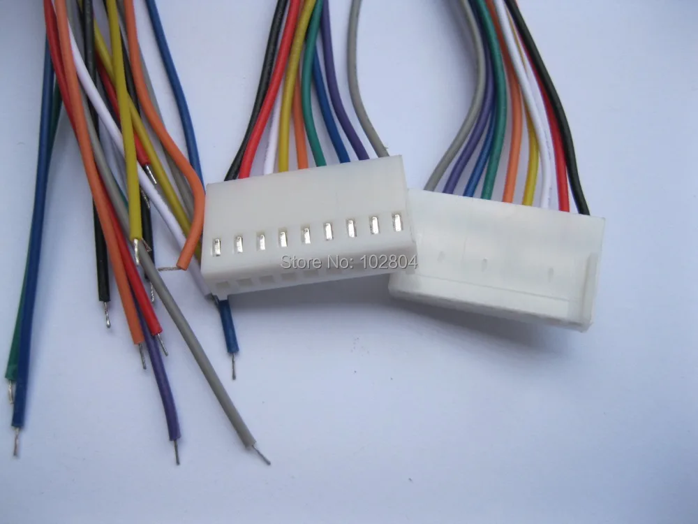 200 шт 2510 2 54 мм шаг 9 контактный разъем с 26AWG 300 (12 &quot) кабель | Обустройство дома