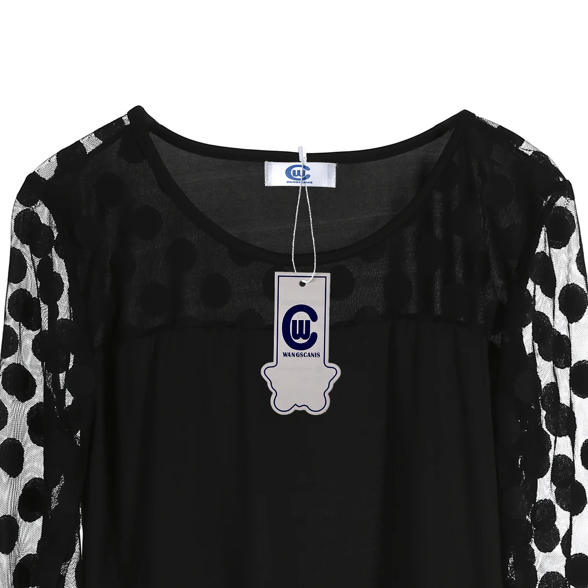 2019 бренд Повседневное поступление горошек Для женщин свободного кроя с длинными