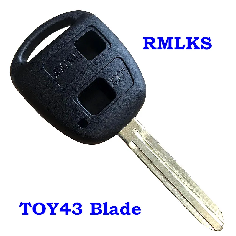 Чехол для брелка с 2/3 кнопками TOYOTA CAMRY RAV4 Corolla PRADO YARIS TOY43 | Автомобили и мотоциклы