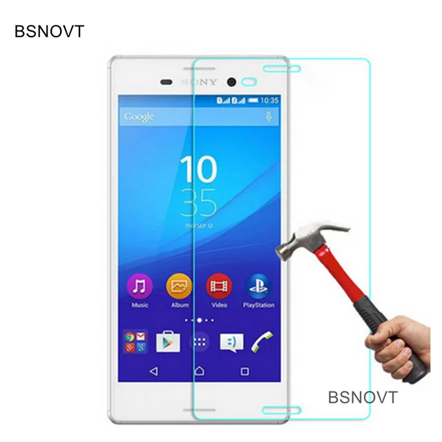 Protector de pantalla de tel&eacute;fono para Sony Xperia M4 aqua, cristal templado para Sony Xperia M4 Aqua, 2 uds.-0