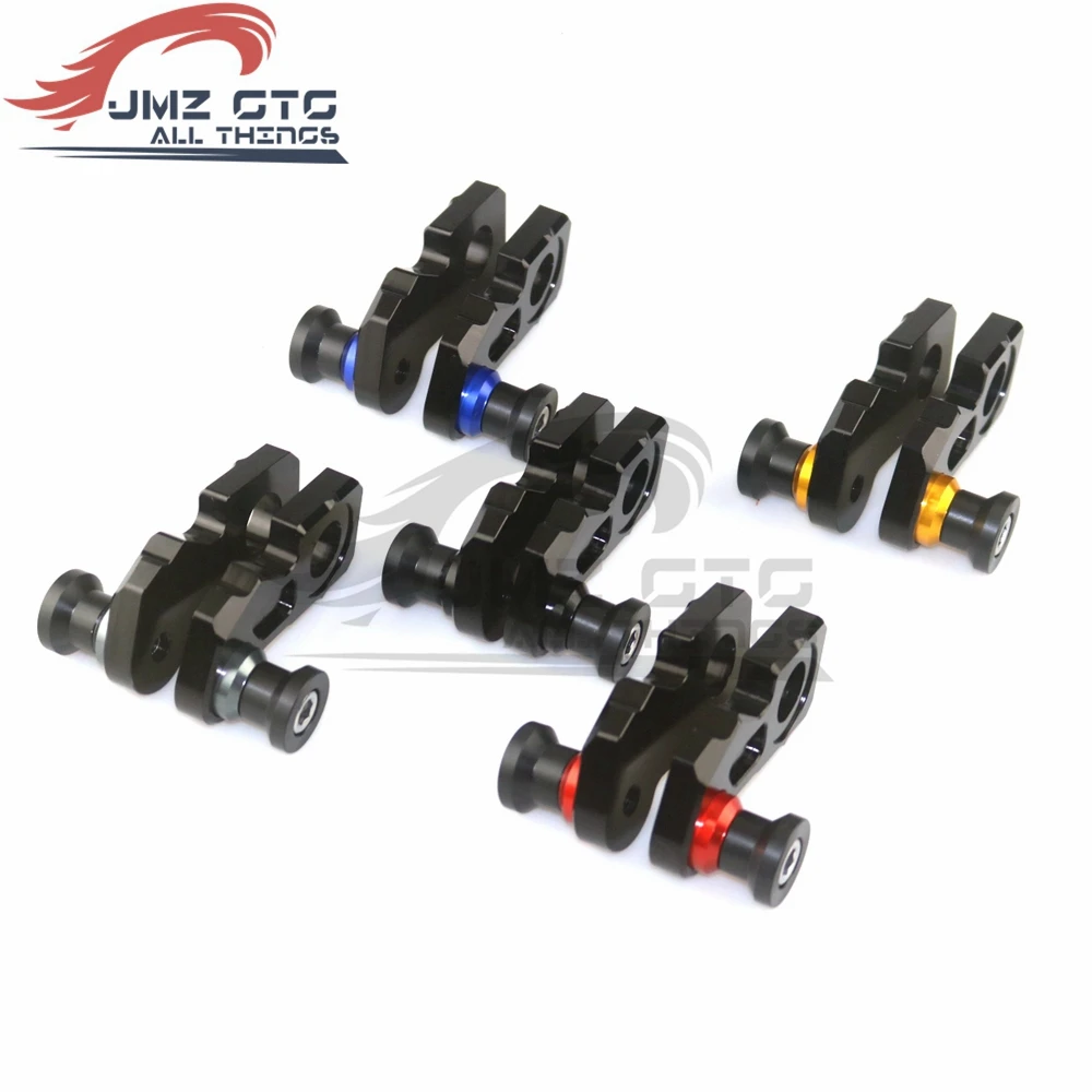 

Motorcycle Accessories CNC Aluminum Chain Adjuster Block With Stand Spool For Honda CB650F CBR650F 2014 2015 2016 2017 2018