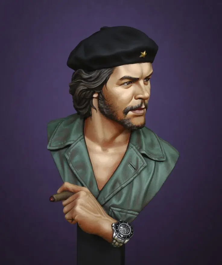 1/10 Неокрашенный резиновый бюст Che Guevara|Наборы для сборки моделей| |