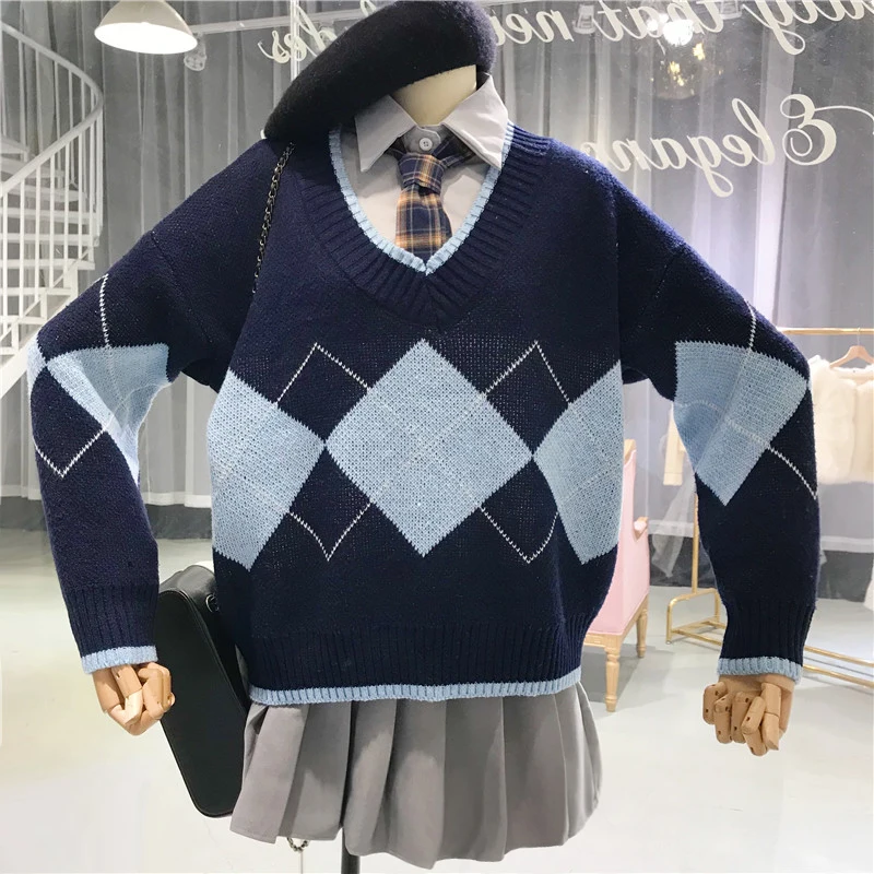 ALPHALMODA Свободная кофта в шотландскую клетку + нижняя рубашка галстук