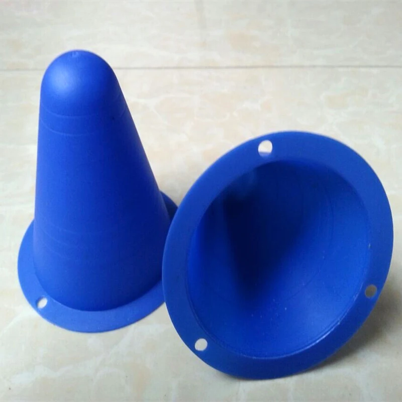 Blue 10 шт./лот конусы конусов для катания на коньках, футбол, маркер, чашка для тренировки скорости, слалом, роликовые коньки, маркировочная чашка - Цвет: Blue