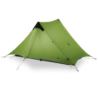 2019 3f ul gear lanshan 2 people oudoor ultralight camping tent 34 season 1 single 15d nylon silicon coating rodless tent