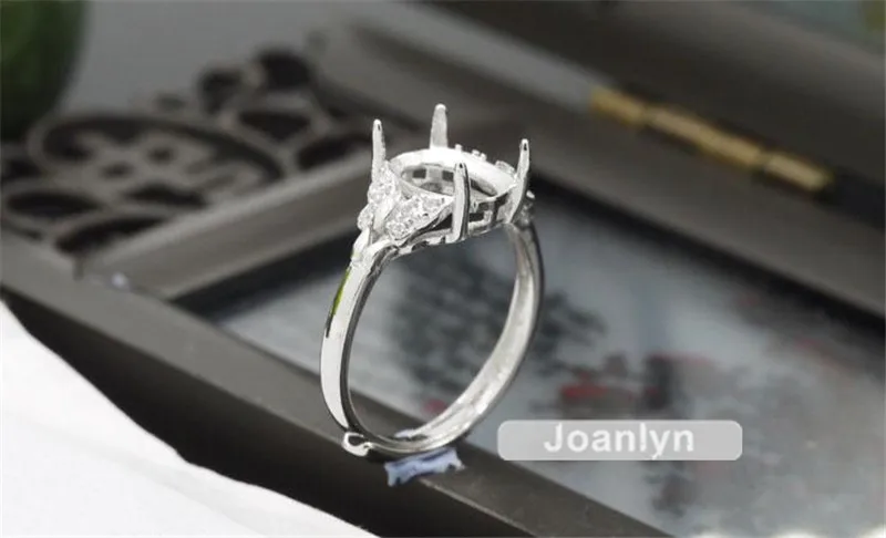 Установка Кольца для 7x9 мм Овальные Кабошоны или ограненные драгоценные камни