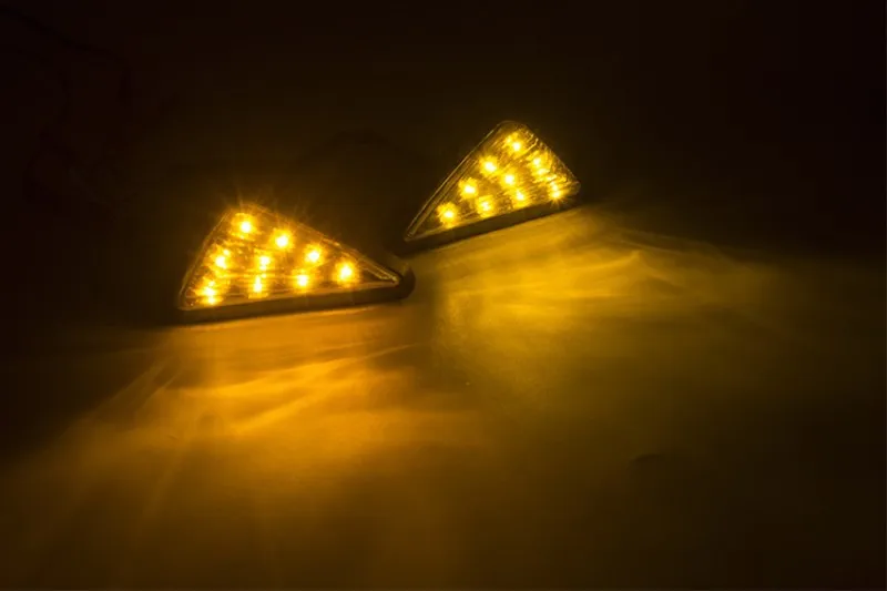 1 pcs motorcycle modification accessories LED turn signal indicator piranha light triangle direction |