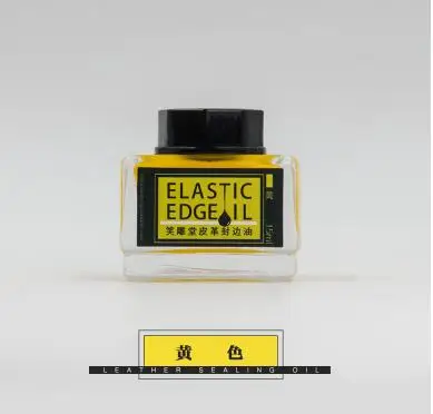 15ml yellow 11 цветов на выбор 15 мл/60 мл красочная краска кожа край масло кожа уплотнение край масла краска подчеркивает край масло - Цвет: 15ml yellow