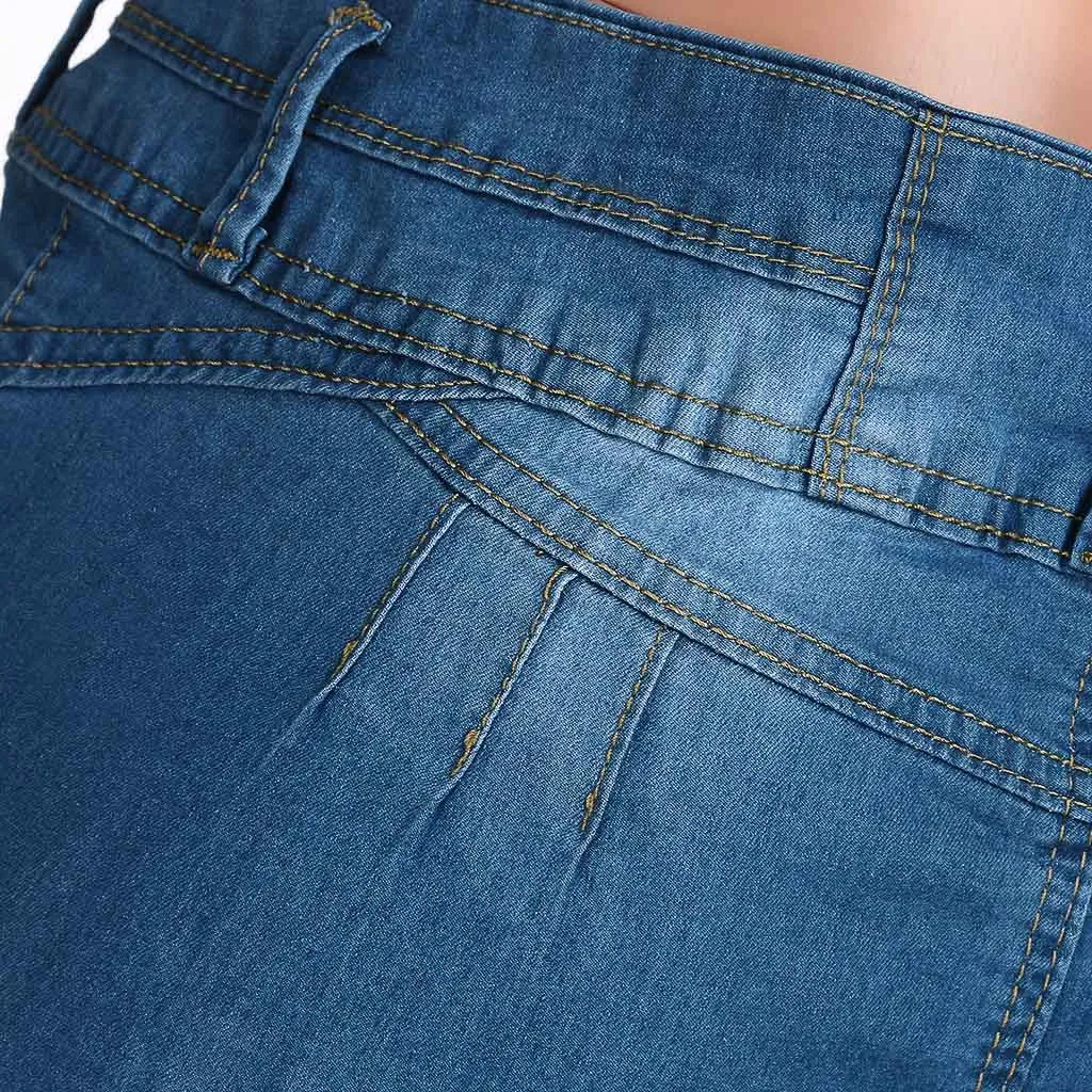 JAYCOSIN Для женщин 3XL Большие джинсы Feminino Повседневное пуш-ап джинсы-стрейч Высокая талия узкие брюки Slim Fit Брюки Dropship