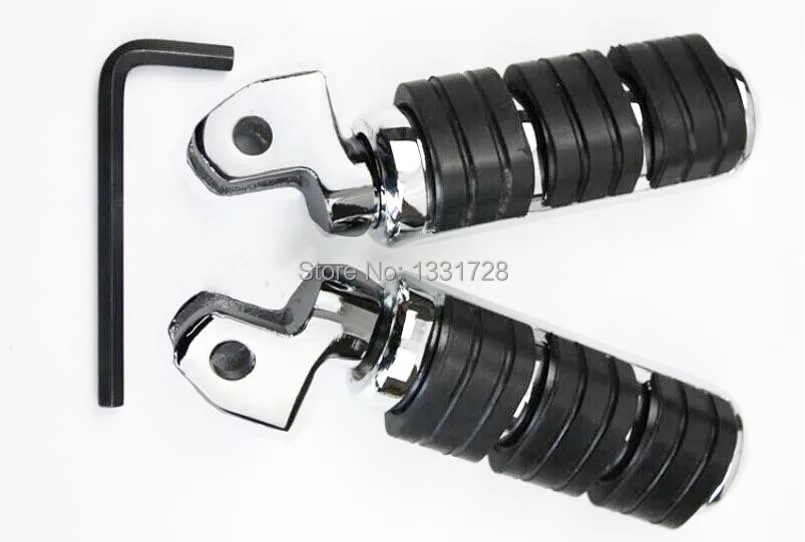

Chrome Wing Foot Pegs Rests For Yamaha V-STAR 650 1998-2006