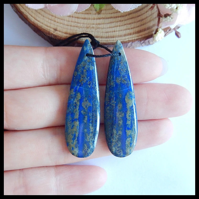 Натуральный камень Лазурит Модные серьги из бисера для женщин ювелирных изделий