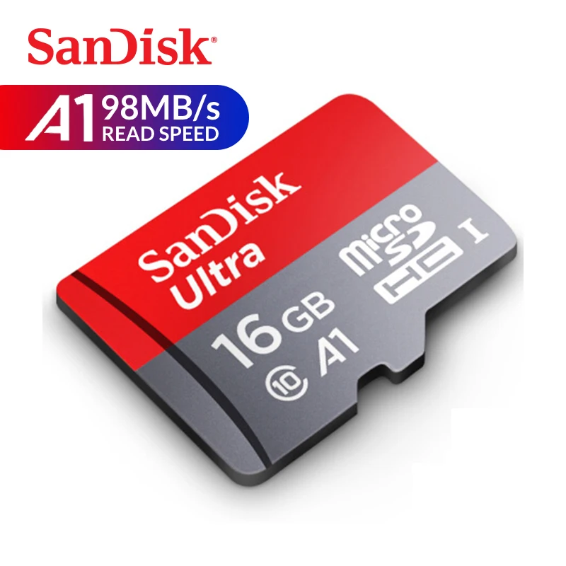 Двойной Флеш накопитель SanDisk Ultra карты памяти UHS I U1 Trans Flash 98 МБ/с. C10 микро sd карта на