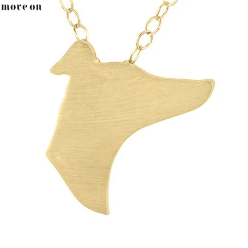 1 шт. цвета: золотистый серебристый Грейхаунд прекращен Шарм Цепочки и ожерелья