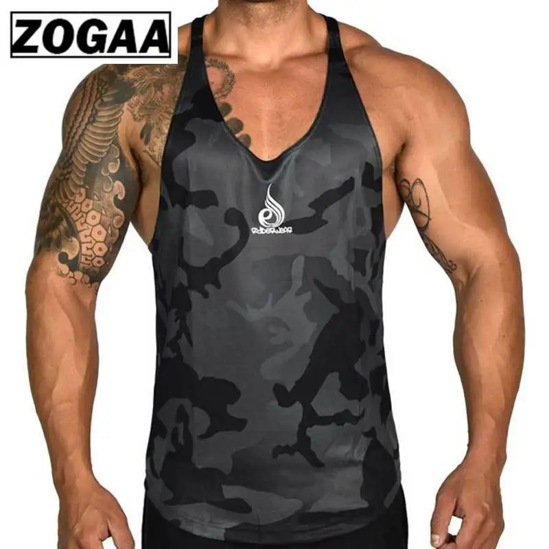 Мужской модный жилет мужской Камуфляжный для отдыха фитнесс-тренировка