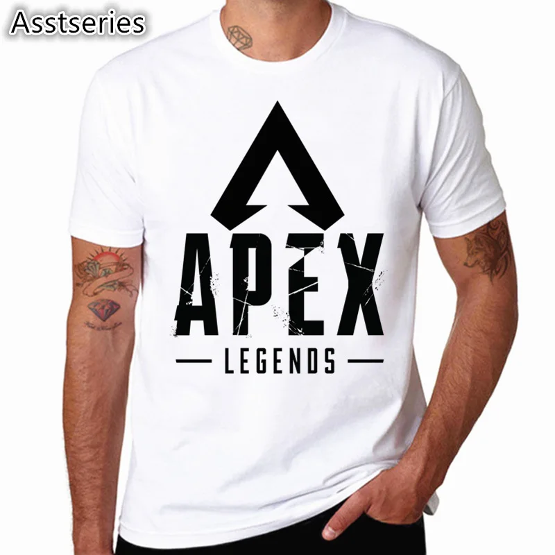 Apex Legends игровая футболка для мужчин лето футболки с коротким рукавом взрослых