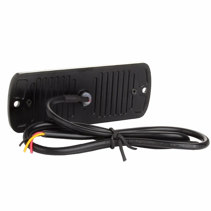 2x12 светодиодов для автомобиля грузовика желтая противотуманная фара гриль