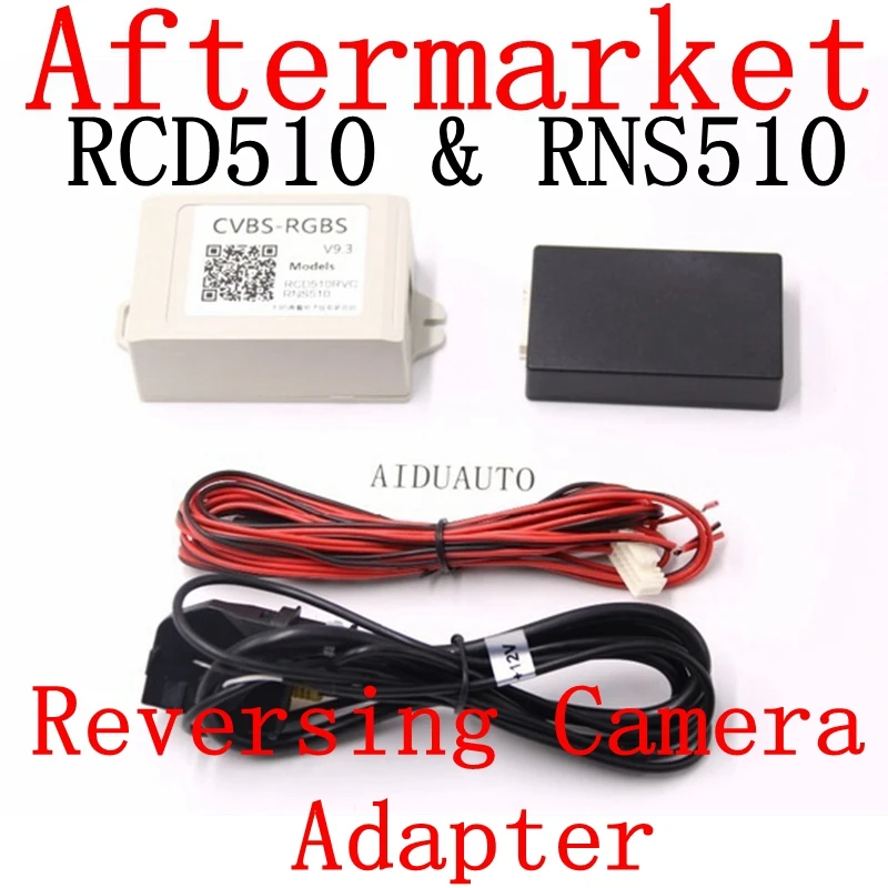 AV декодер видеоконвертер фоторамка CVBS RGBS RCD510 RNS510 RNS315 задний вид Av адаптер