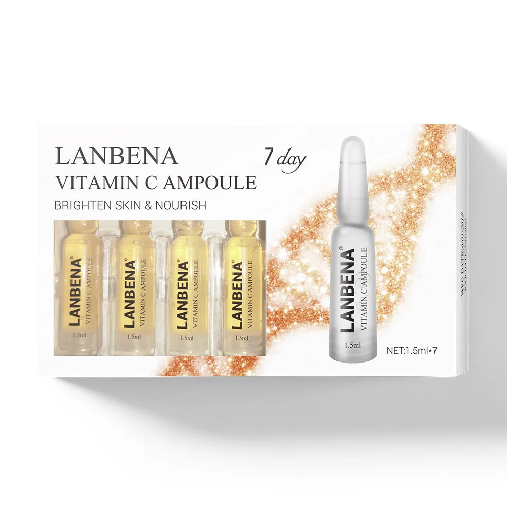 LANBENA 7 шт Сыворотка для лица увлажняющая эссенция отбеливания ослабляет тонкие