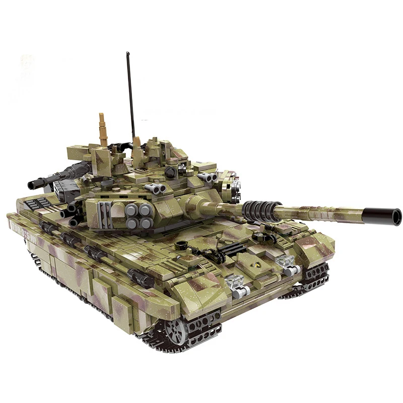 В стиле милитари T90 Panzer танк тигр строительные блоки игрушки совместимый