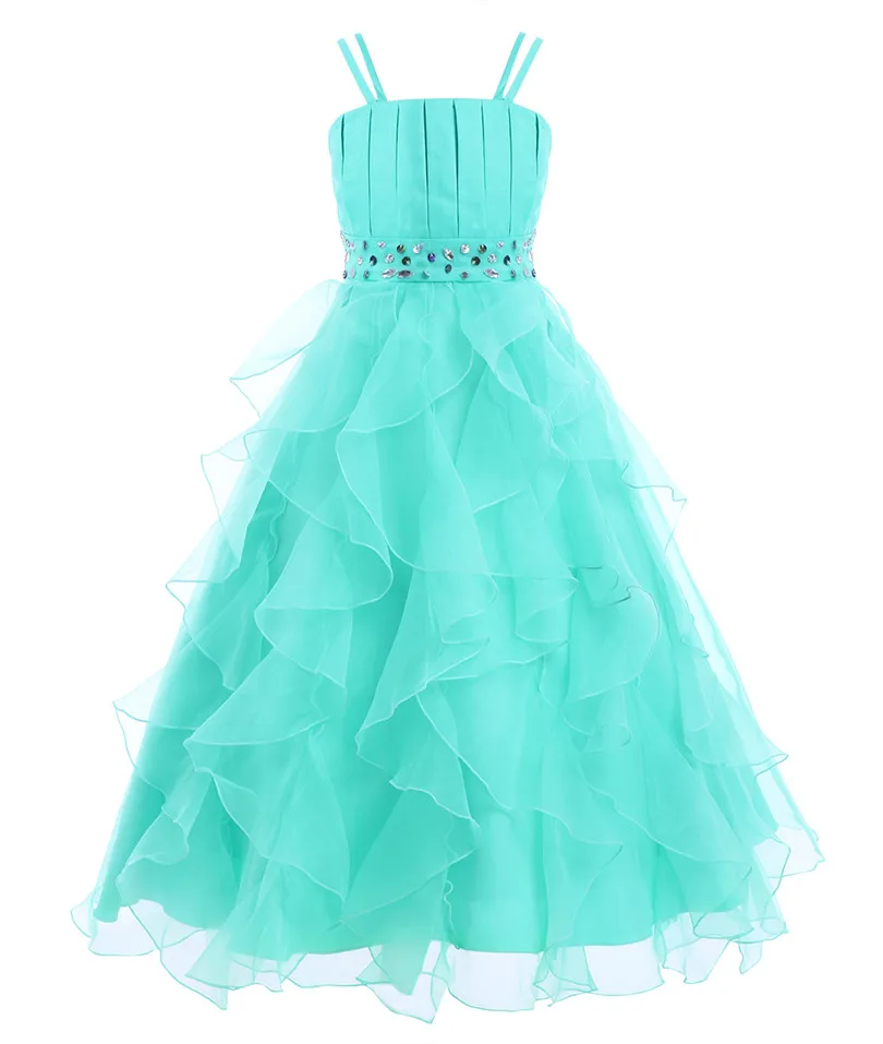 Цветочное платье для девочек 2020 кружевное Тюлевое пачка детские платья первого