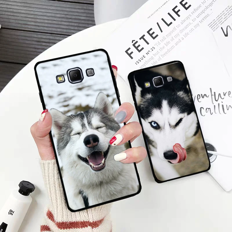 Породы Хаски Милый щенок собака силиконовый чехол для Samsung A2 Core A3 A5 A6 плюс A7 A8 A9 A10