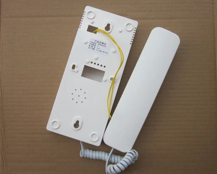 New Arrival non-visual building intercom system.for 8-apartments audio door phone Password unlocking function |