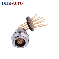 1b series connector china suppliermetal electronic round push pull female connector14 pins receptacle zecg 1b