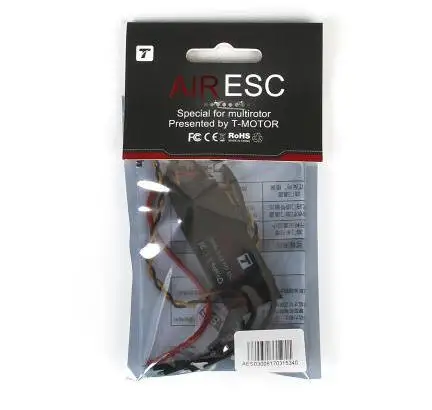T-MOTOR ESC Air 40A (2-6S 600 Гц без BEC) бесщеточный электронный регулятор скорости двигателя