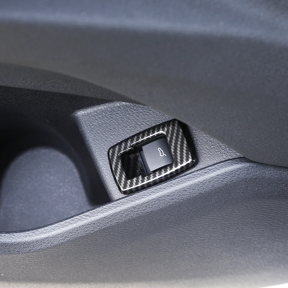 1 шт. для BMW X1 F48 2016 18 углеродное волокно ABS хром Внутренняя дверь переключатель