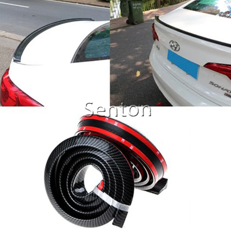 Автомобильные наклейки на Спойлеры из углеродного волокна для Porsche 911 Cayenne Macan Jaguar