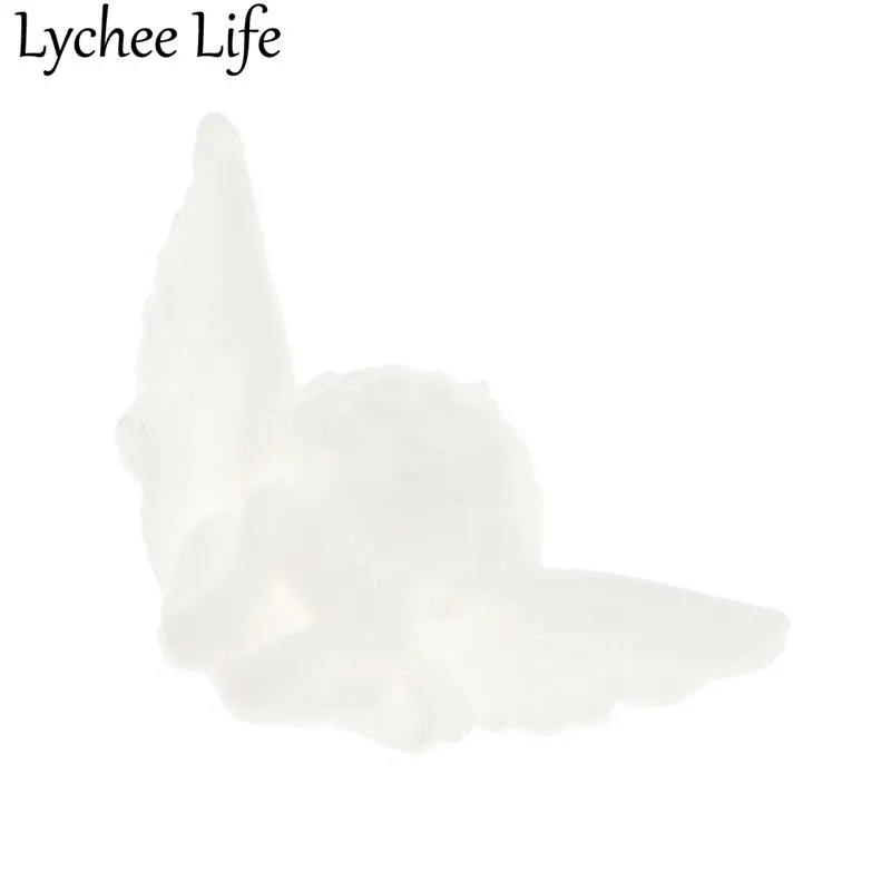 Lychee Life 12 шт. детский душ белые пластиковые крылья детские аксессуары для ношения
