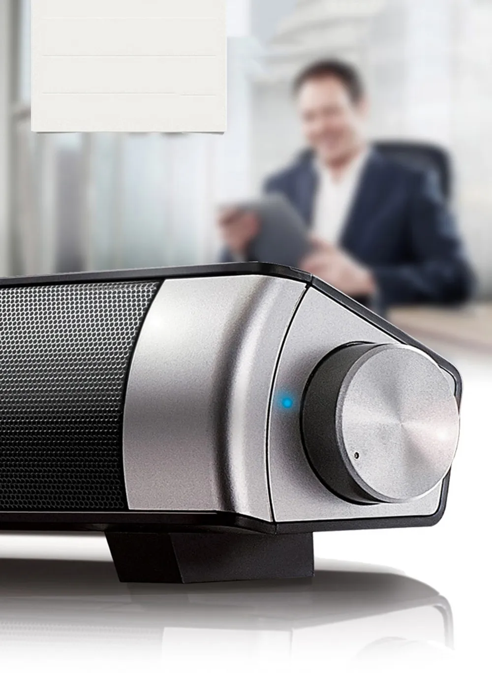 Звуковая панель беспроводной Bluetooth динамик LP-08 HIFI звуковая коробка Сабвуфер Бумбокс USB стерео громкий динамик для компьютера ПК планшет ТВ