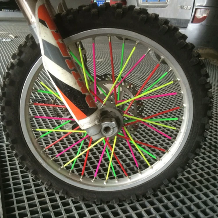 Универсальный 72 шт. чехол для мотокросса Dirt Bike Enduro обода колеса спица Honda Yamaha Kawasaki