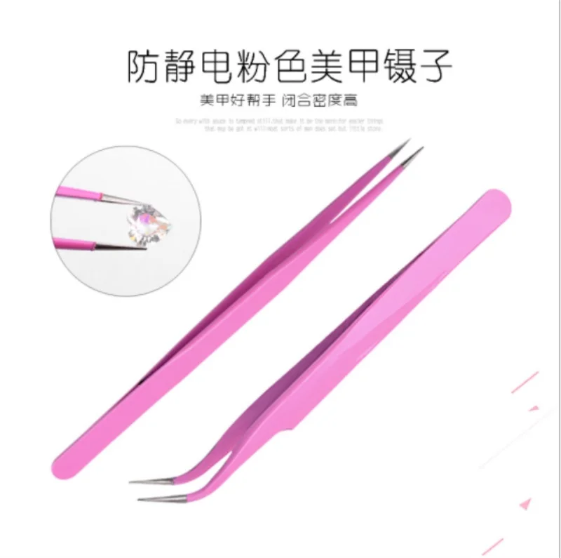 500 шт. профессиональные пинцеты для наращивания ресниц|Пинцеты бровей| |