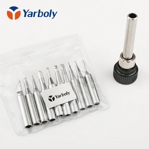 Бесплатная доставка, бессвинцовый железный наконечник 900M-T для 936 AOYUE KADA YIHUA, Железный станок для переделки (10 шт. + железный корпус)лот