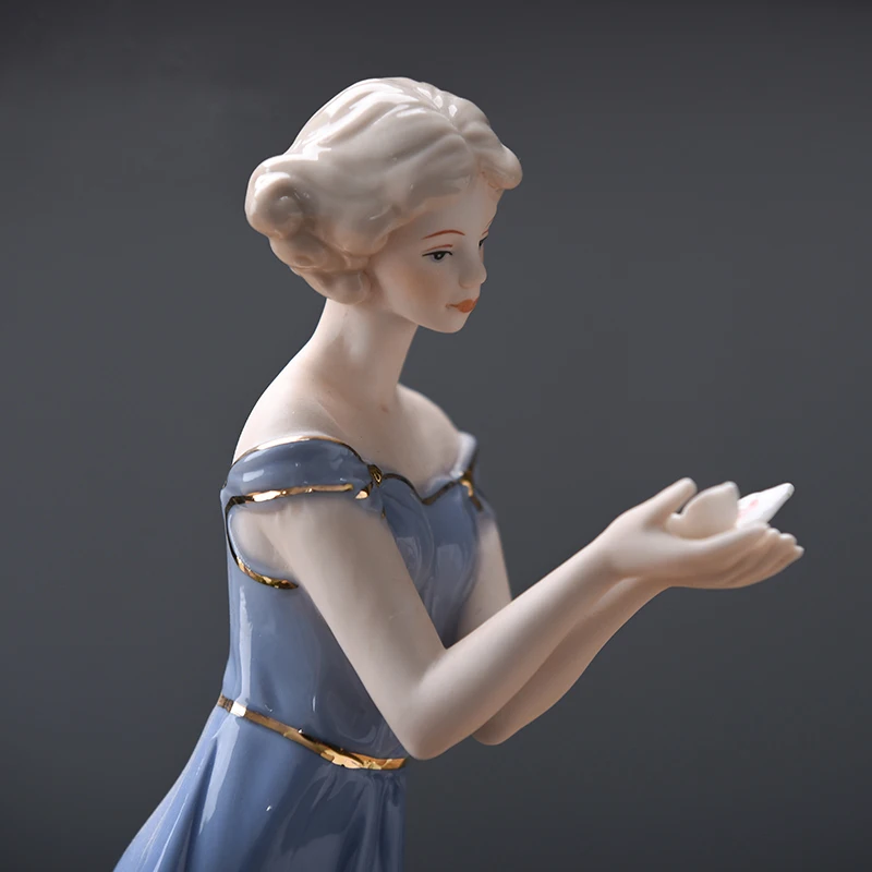 Европейский керамический ангел искусство женщина скульптура Фея красота тело