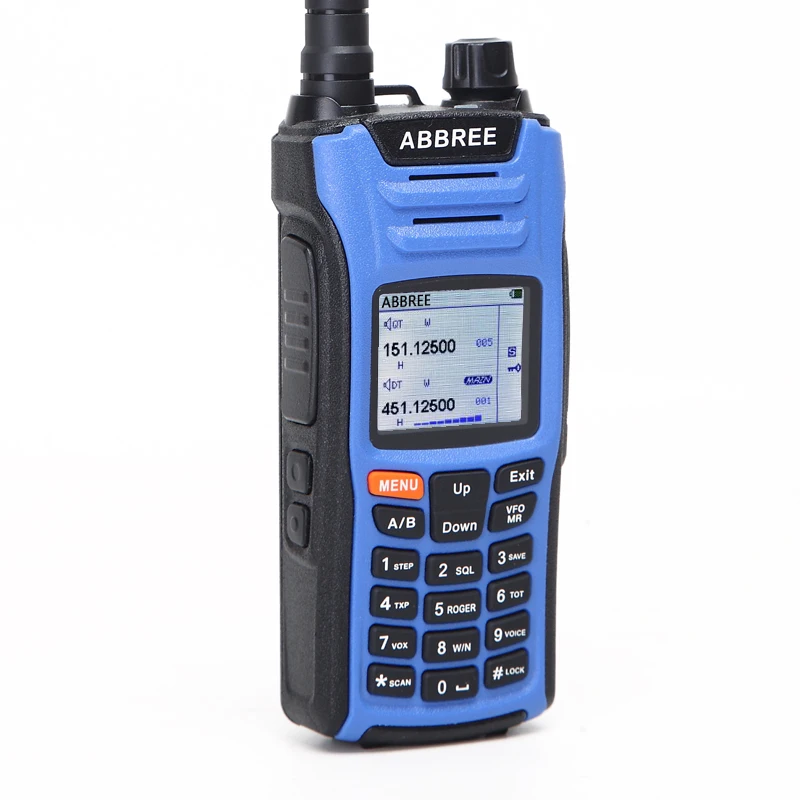 Портативная рация Abbree AR F6 6 полос двойная 999CH многофункциональная VOX DTMF функция SOS