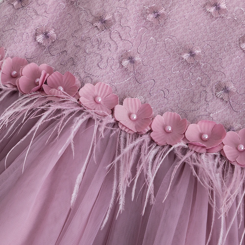 Длинное платье принцессы для детей новинка 2019 девочек на свадьбу день рождения