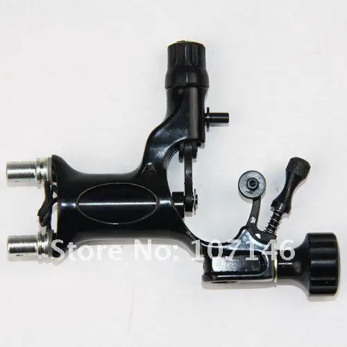 Черная стрекоза роторная тату машина пистолет татуировки и алюминиевая коробка