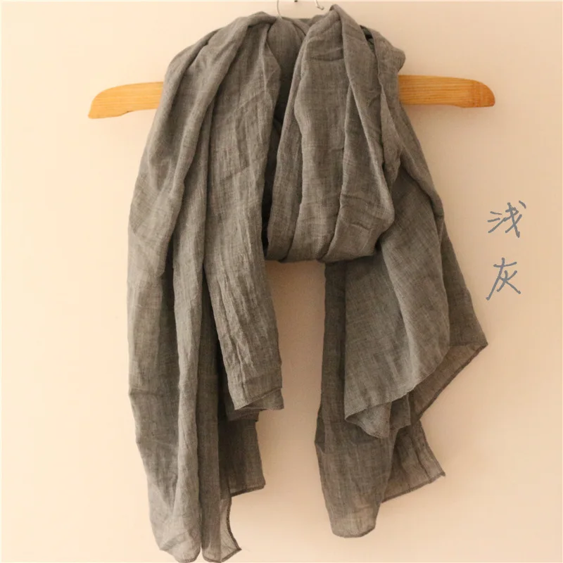 Осень/Зима 2016 новинка Женский однотонный Ретро Простой шарф Mori girl оригинальные